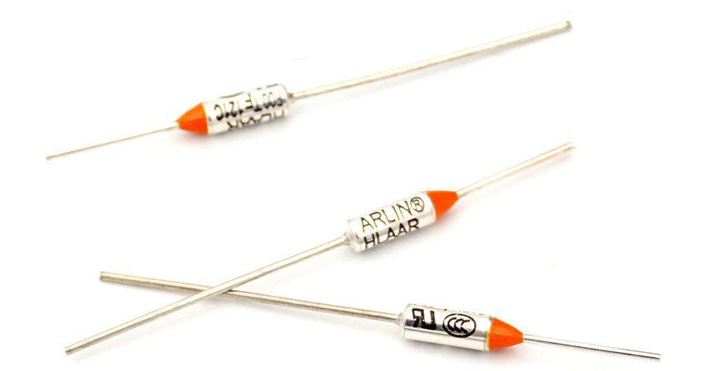 金属壳温度保险丝管状温度保险丝10a250v16a250v安规齐全