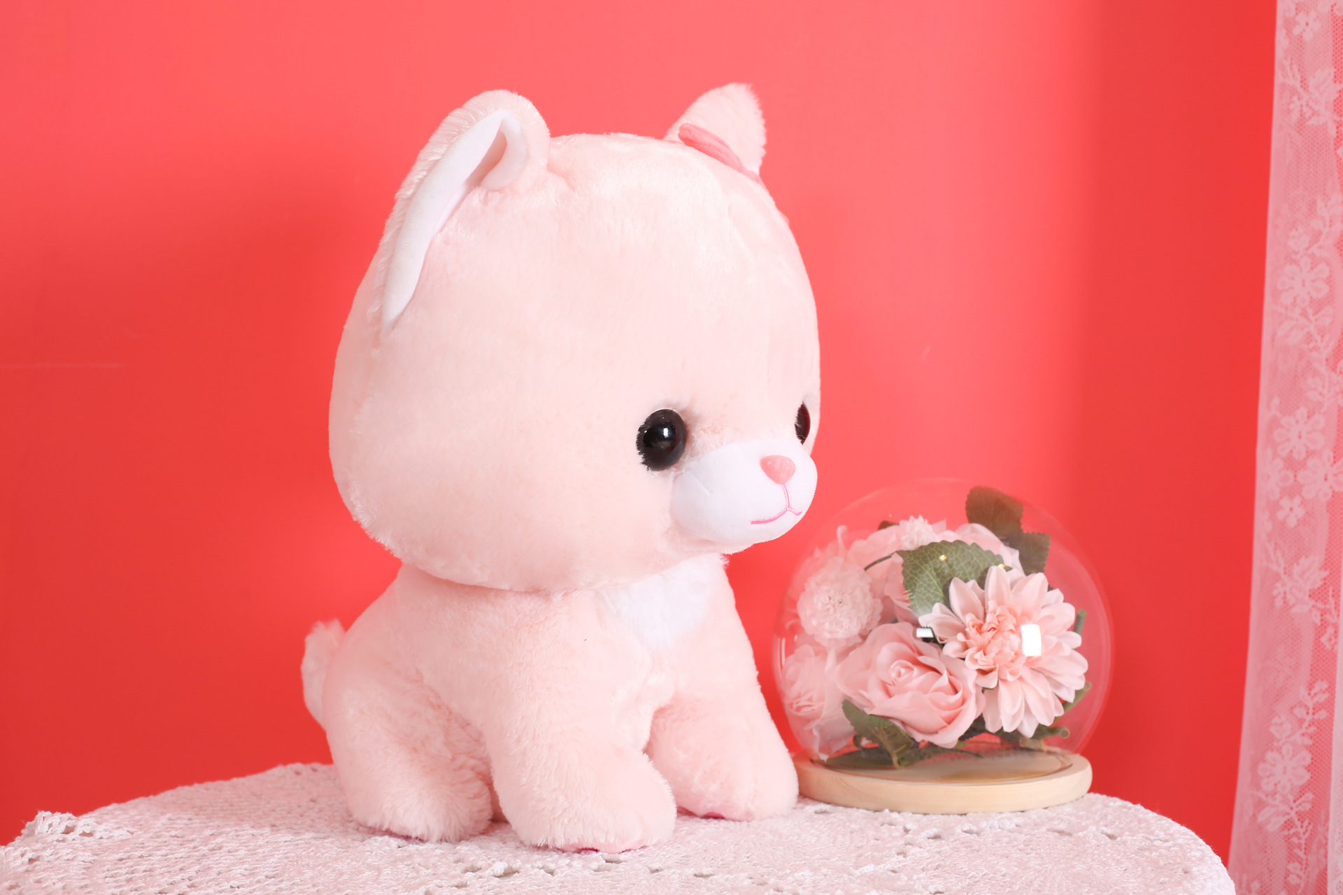 萌系可爱坐姿年糕小奶猫毛绒玩具公仔喵星人系列玩偶跨境毛绒玩具