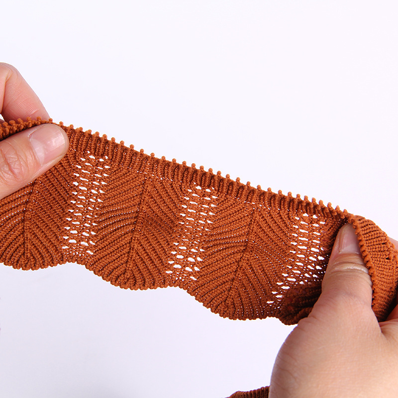 螺纹布服饰面料针织罗纹袖口 横机罗文布料袖口衣领下摆可定制