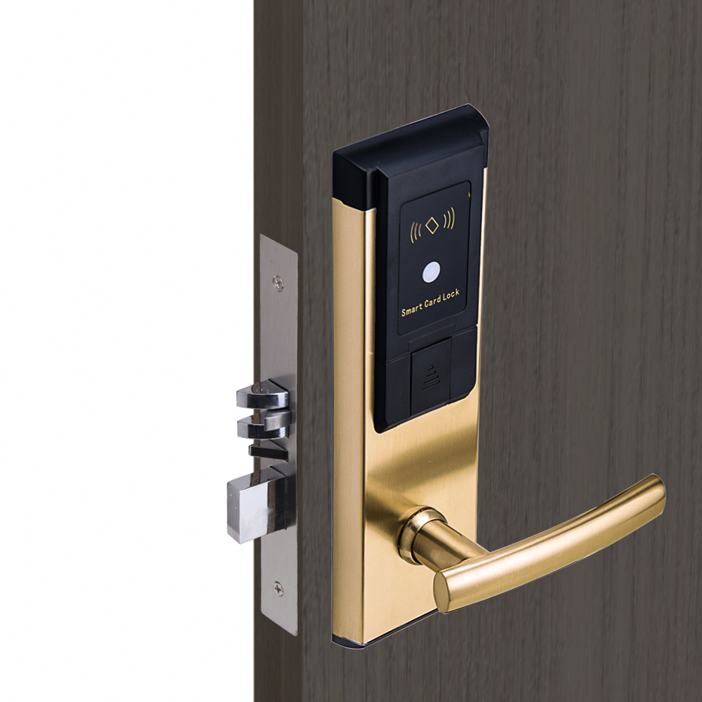 厂家直销新型智能防盗刷卡锁酒店门改装刷卡锁感应锁刷卡锁