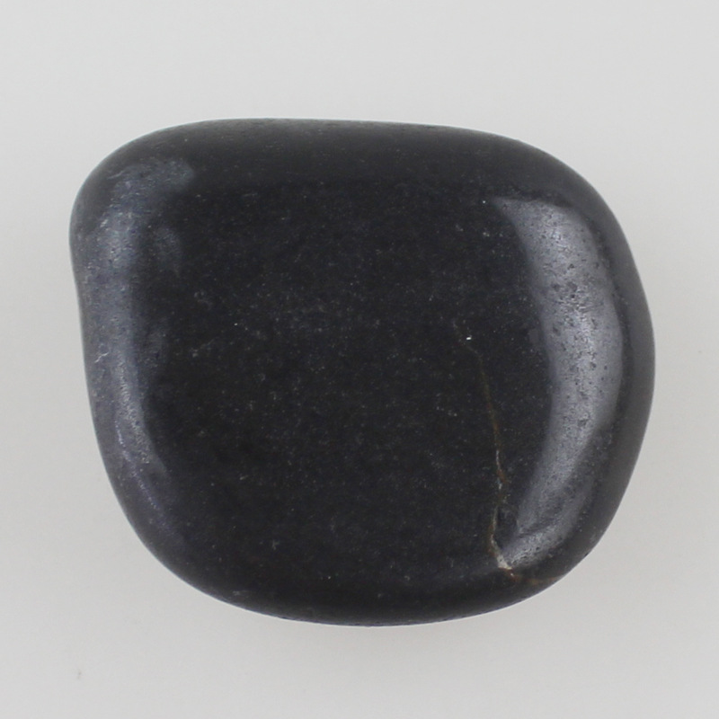 黑色鹅卵石精抛超黑特亮3-5cm精品雨花石