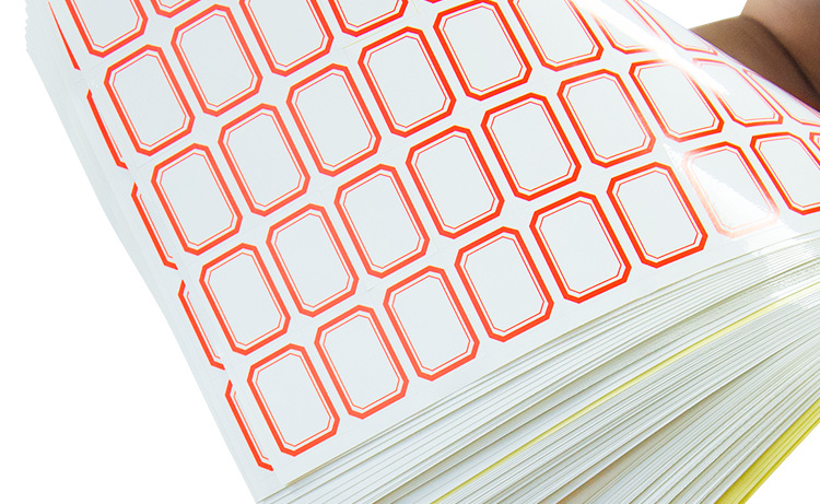 100张不干胶小标签贴纸办公商品标价贴价格贴自粘性手写分类贴纸