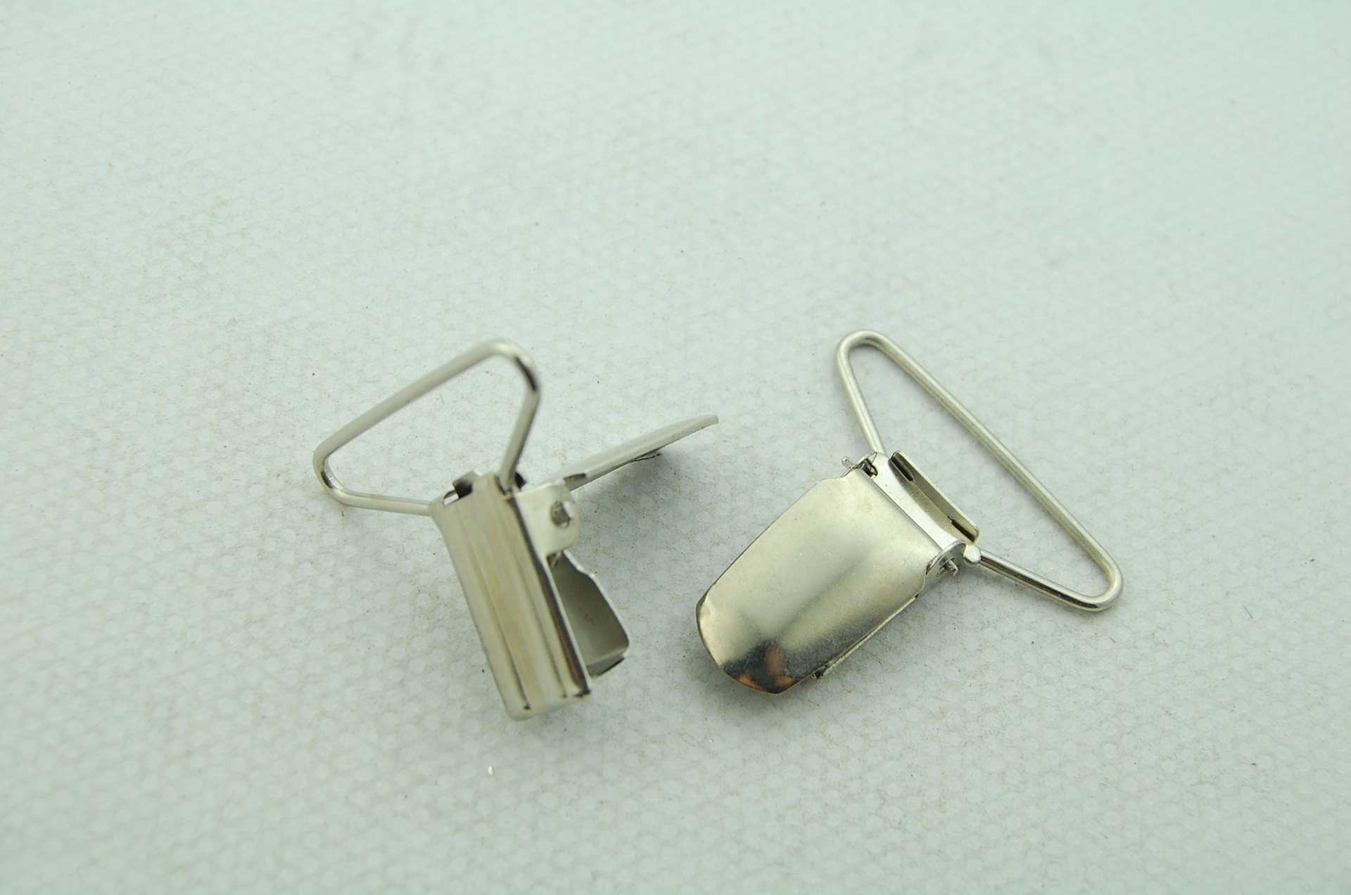 dy-yzk-18不锈钢金属鸭嘴夹 箱包长方鸭嘴扣 镀镍五金背带夹定做