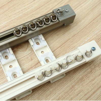 窗帘配件直轨道窗帘滑道窗帘杆窗帘轨道窗帘杆单杆架大方轨道