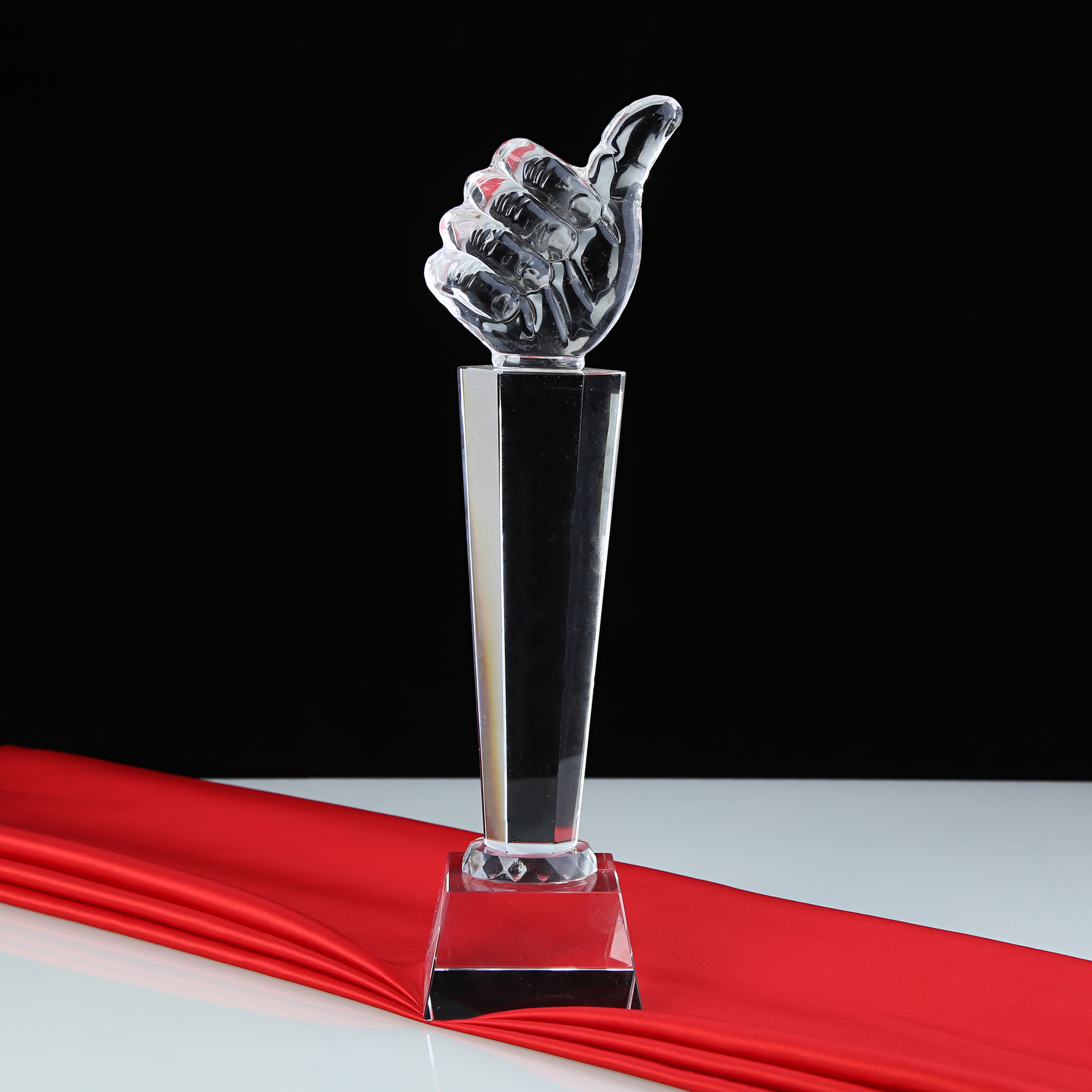 世纪魔方 奖杯 水晶彩印钻石雕刻定制定做创意音乐周年荣誉纪念品