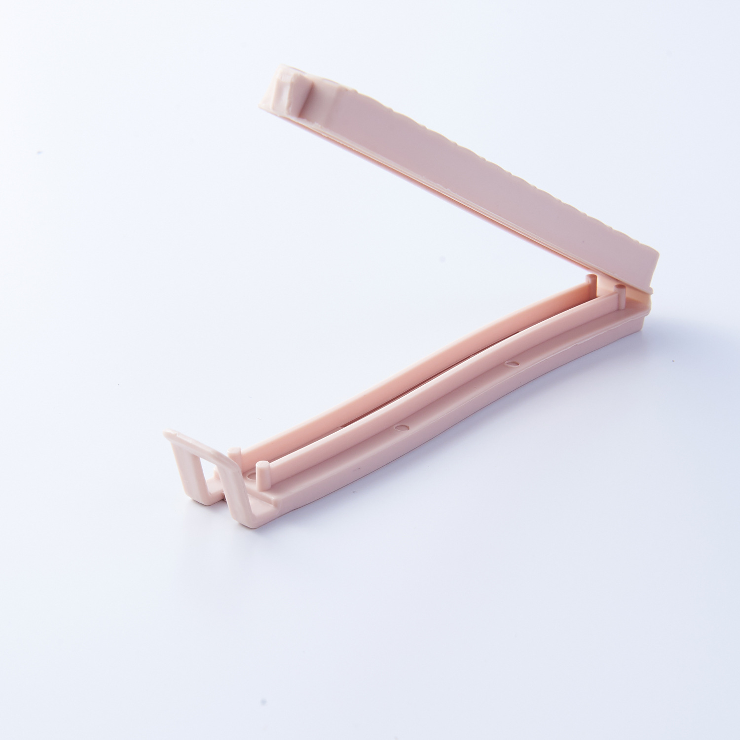 供应食品级密封夹 塑料封口夹 零售封袋夹(4枚装)小商品批发