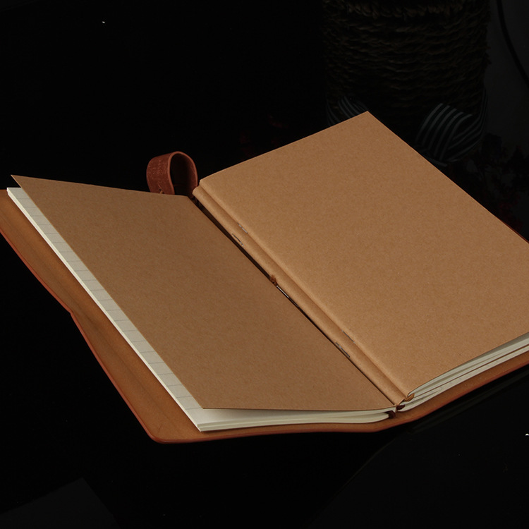 定制logo商务办公创意平装a5 商务皮面笔记本可定制