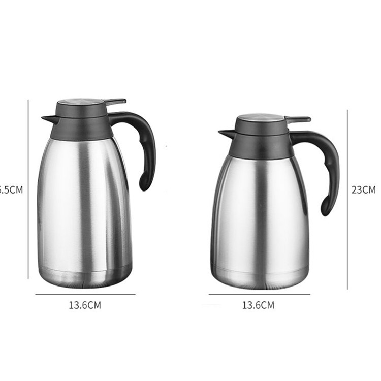 European-Style Thermal Insulation Kettle Wholesale Stainless Steel Vacuum Coffee Pot Double-Layer Stainless Steel Thermal Pot Household Hotel Catering
