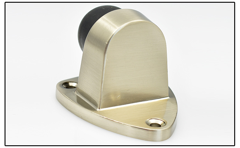 锌合金门挡 门扇防撞门阻档门器 锌合金加高门碰橡胶头门顶门阻