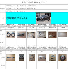 东风裕隆纳智捷U6/U7塑料装饰件 汇总