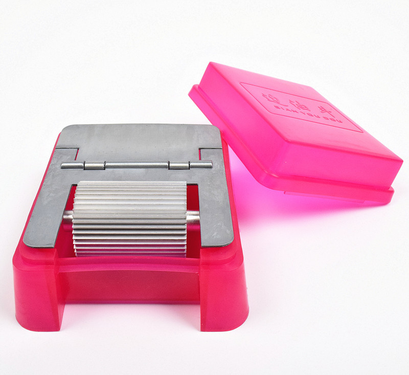 油边盒不粘油无轴承油边盒边油盒油边斗粉色粗纹细纹边油斗