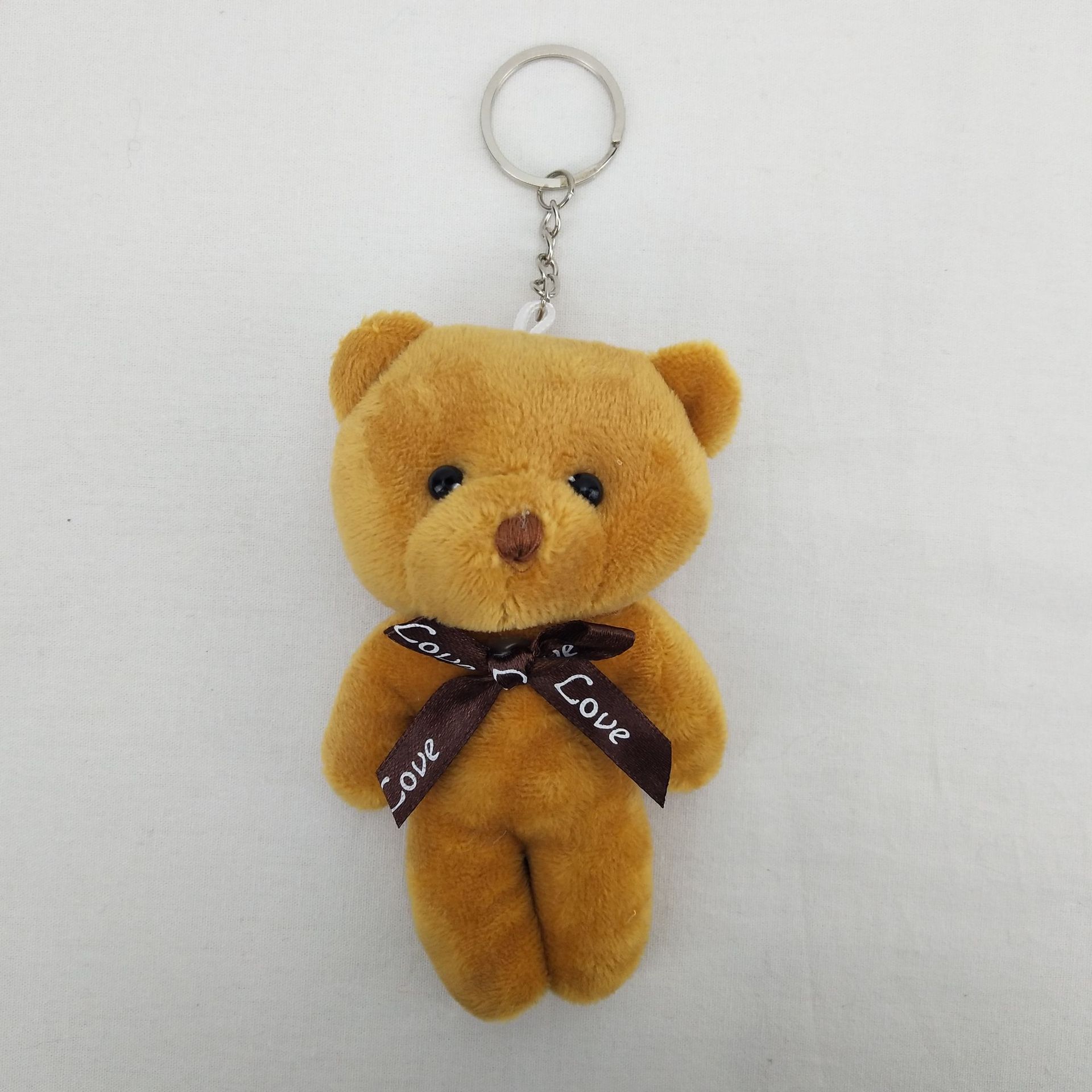 精美超柔短毛绒人形站姿小熊挂件 多色可选 厂家现货直销