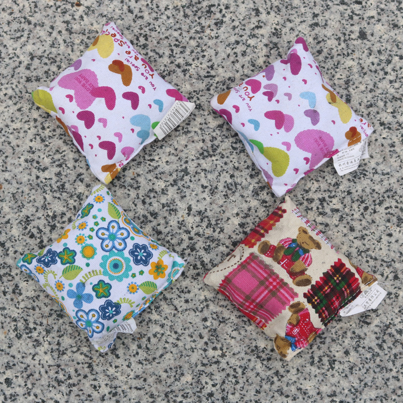 碎花小沙包牛津布方形沙包 儿时回忆儿童趣味运动丢沙包玩具250克