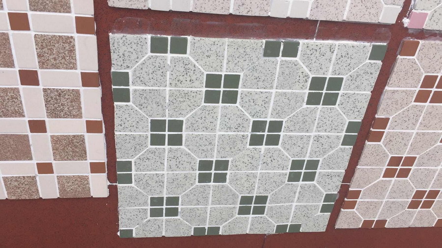 外墙砖老式马赛克纸皮贴通体斑点305乘305一贴报价方便施工江诚