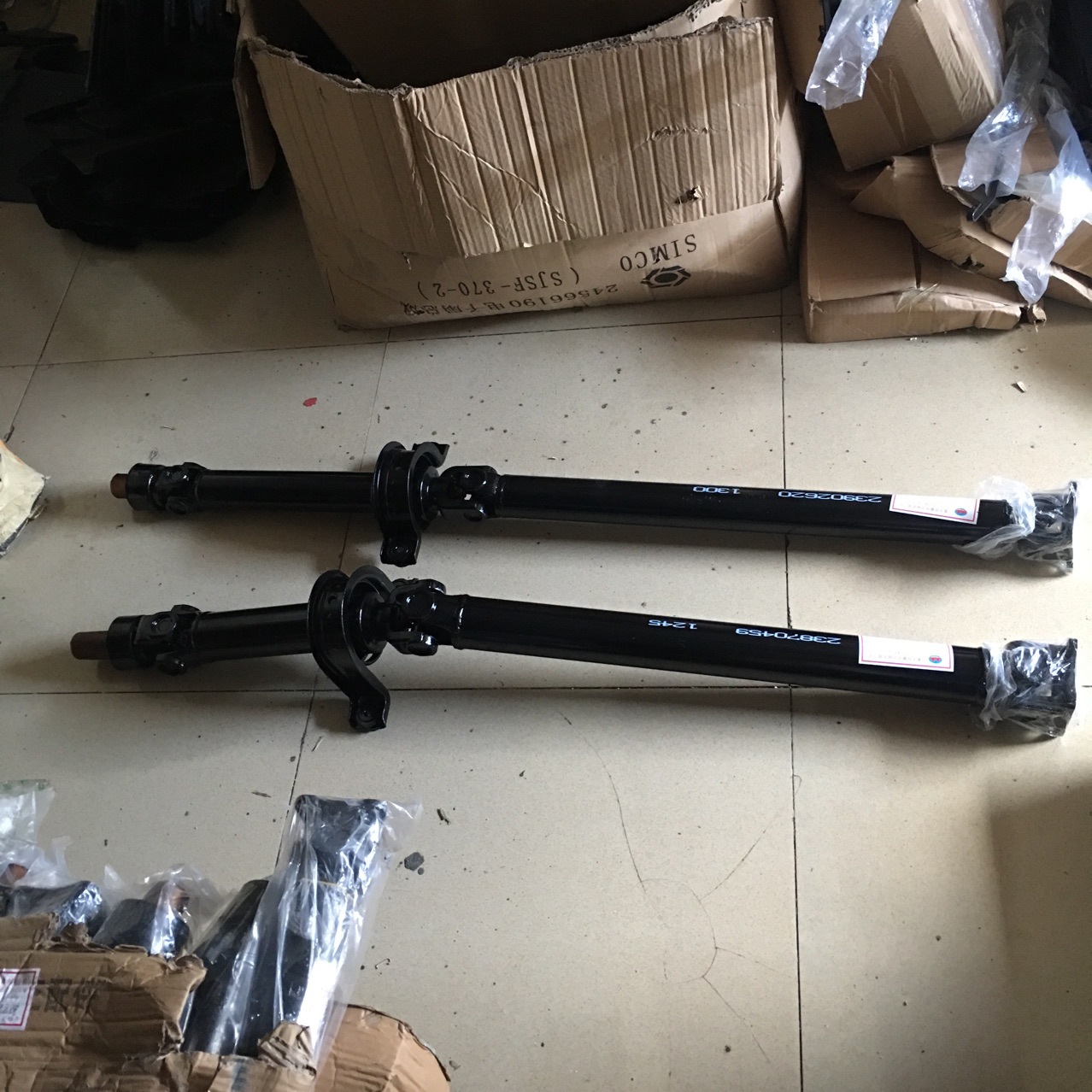 五菱荣光b12 b15双节传动轴总成长1300 1245