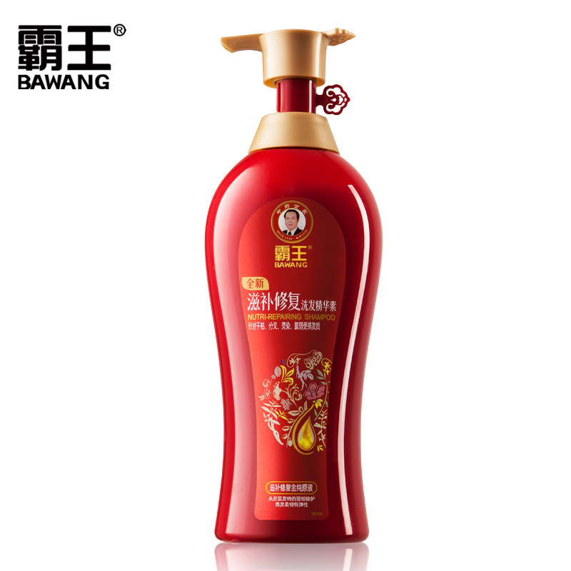 霸王洗发液750ml女士滋补修复防断发洗发水营养发质乌黑浓密柔顺