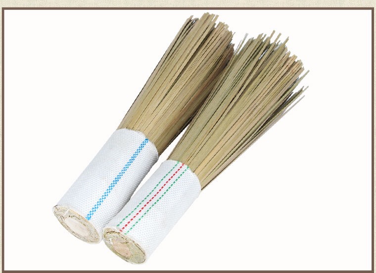 布柄竹锅刷长柄竹子洗碗刷锅碗刷子竹丝刷锅刷子洗锅刷锅竹锅刷子