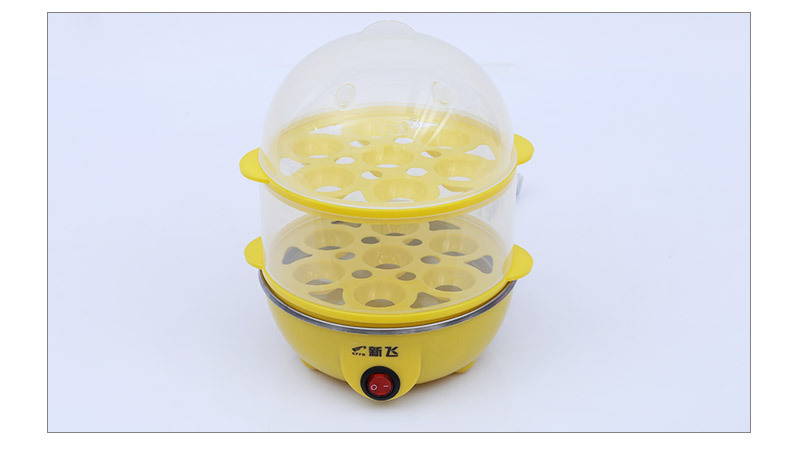厂家直销新飞蒸蛋器 迷你多功能双层煮蛋器 自动断电家用蒸蛋器