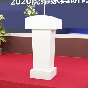 稳固颁奖台趣味讲台演讲台演说桌美观讲话台小型带抽屉司仪台平整