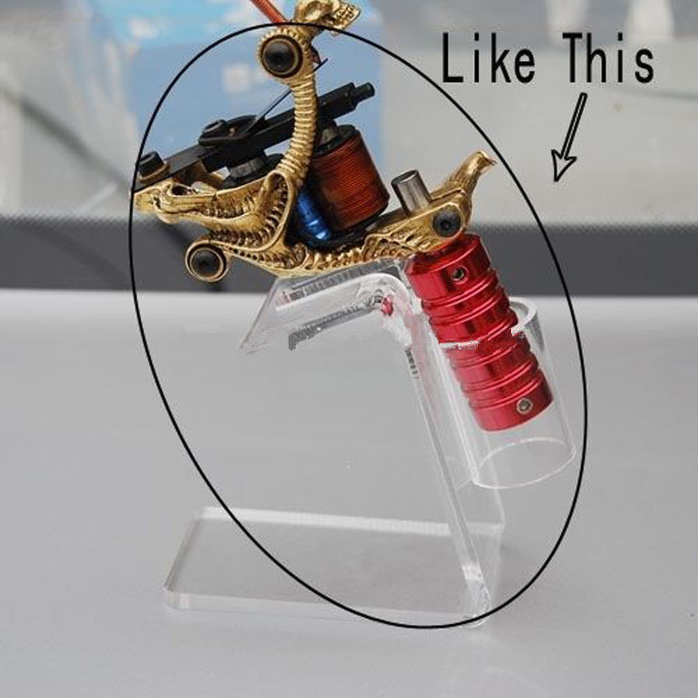 展示架亚克力圆管手枪玩具支架放枪架子手枪模型收纳架枪架子