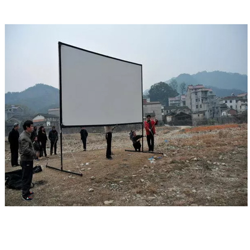 电影幕厂家100寸4:316:9投影幕流动放映幕老式电影农村下乡便携布