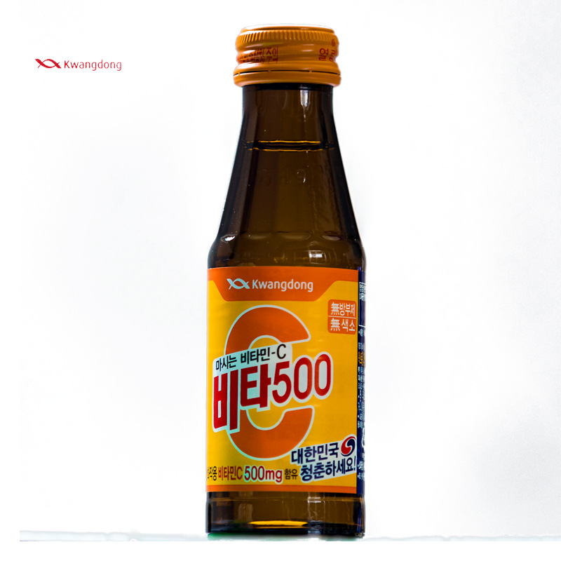 批发原装韩国进口饮品光东苹果味维他500果味饮料vc100ml*10瓶