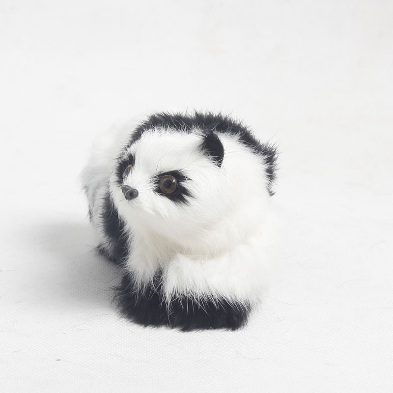仿真皮毛动物国宝熊猫模型玩具玩偶礼物节日礼品