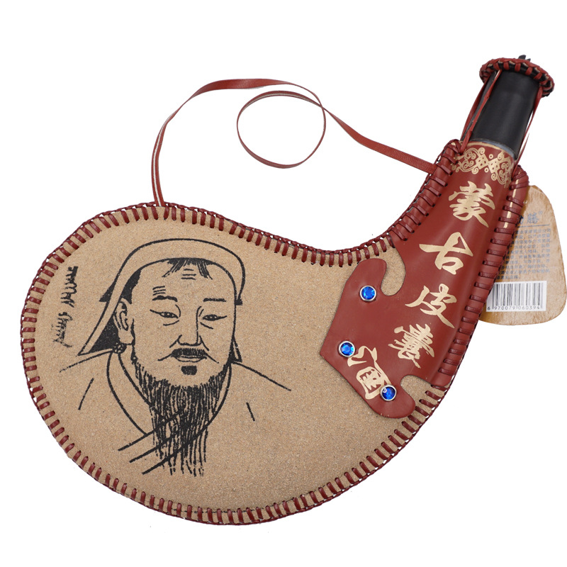 正宗马奶酒内蒙古特产皮囊酒450ml38度 口感纯正 奶香四溢