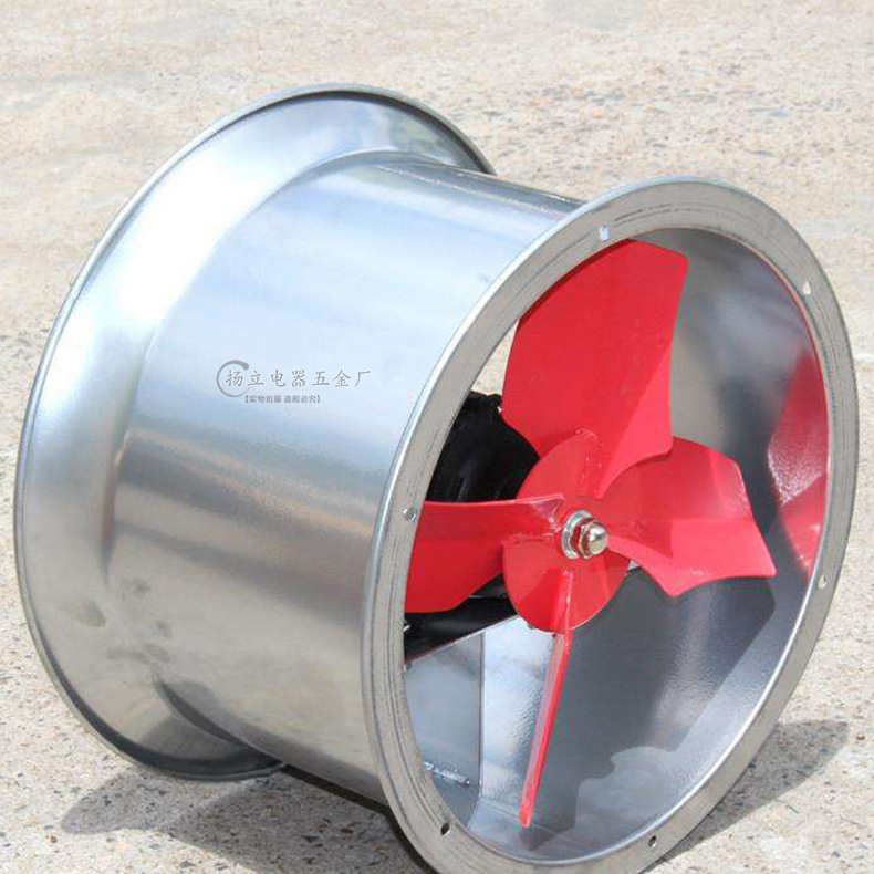 圆筒管道风机工业排气扇强力排风换气扇厨房油烟墙壁式抽风机