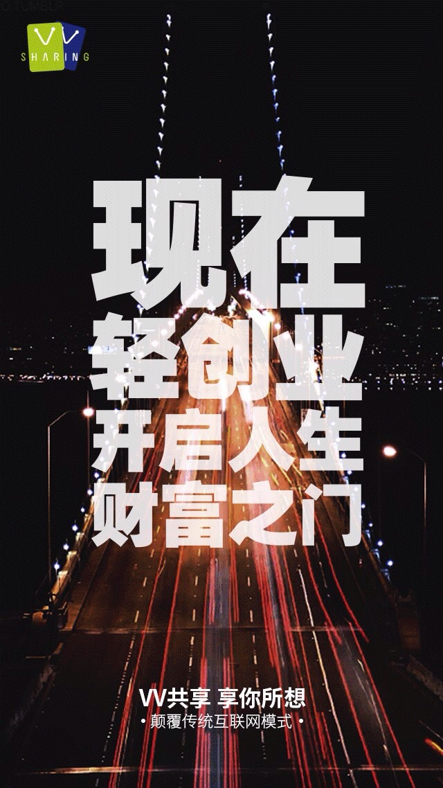 vv共享平台创富,让你轻松创业成就梦想!