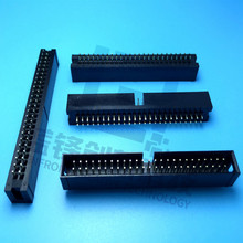 简牛简易牛角IDC方形条形板线板板电脑主机电源1.272.02.54连接器