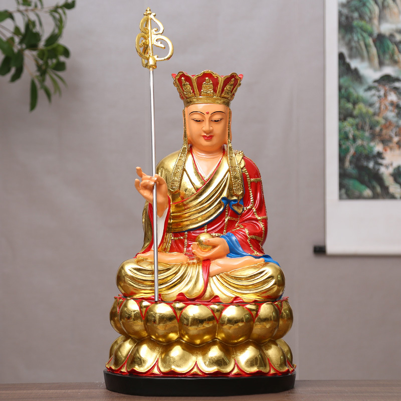 厂家批发树脂玻璃钢88cm地藏王菩萨家用地藏王菩萨九华山地藏