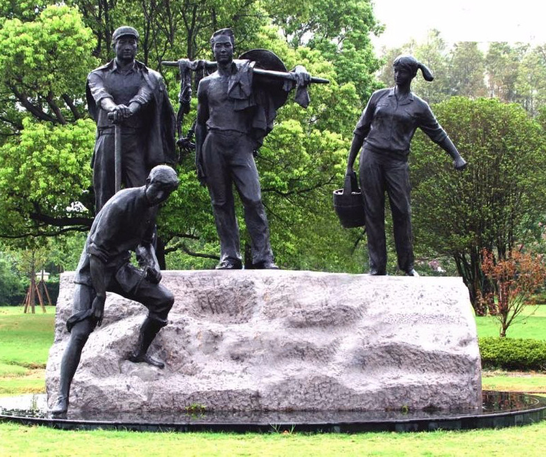 学校铜雕人物蔡元培雕塑 厂家定制 校园名人全身铜像 ftds-851