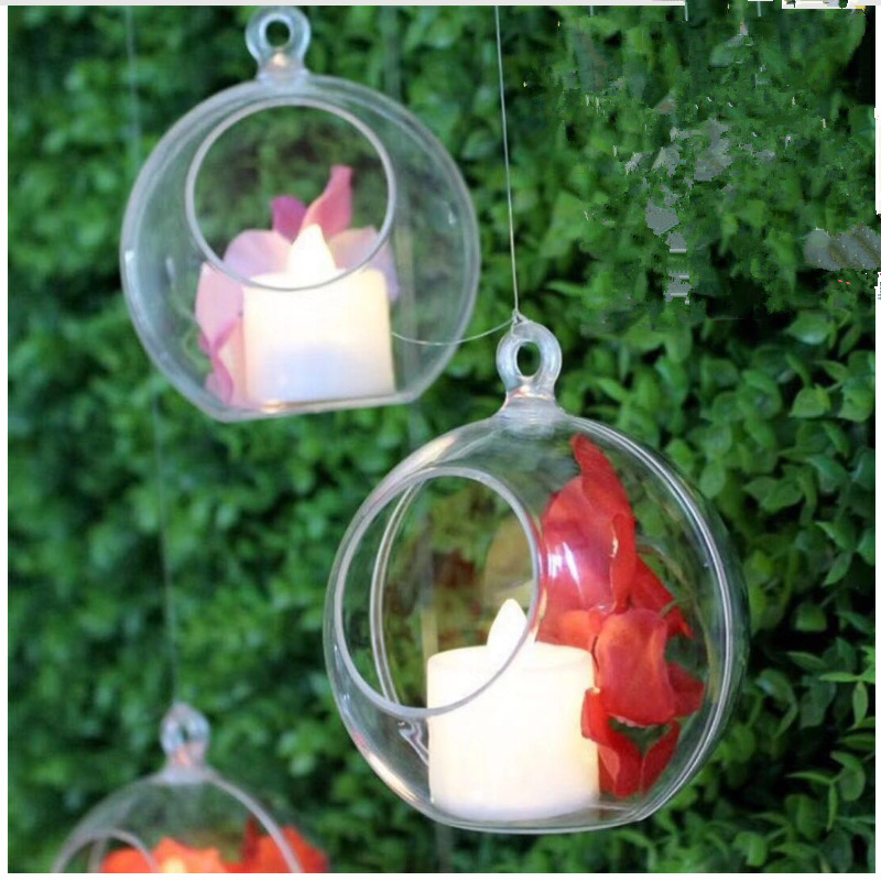 透明球圣诞装饰永生花挂球ps喜糖盒球圣诞球亚克力透明球空心球