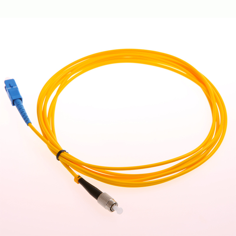 lhg厂价直销单芯单模光纤跳线sc-fc 电信级尾纤连接光纤线可定制