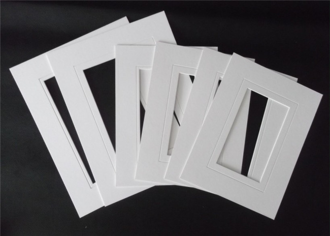 学校美术作品裱画框卡纸v槽创意儿童画挂墙单框4k8开a3a4卡纸相框