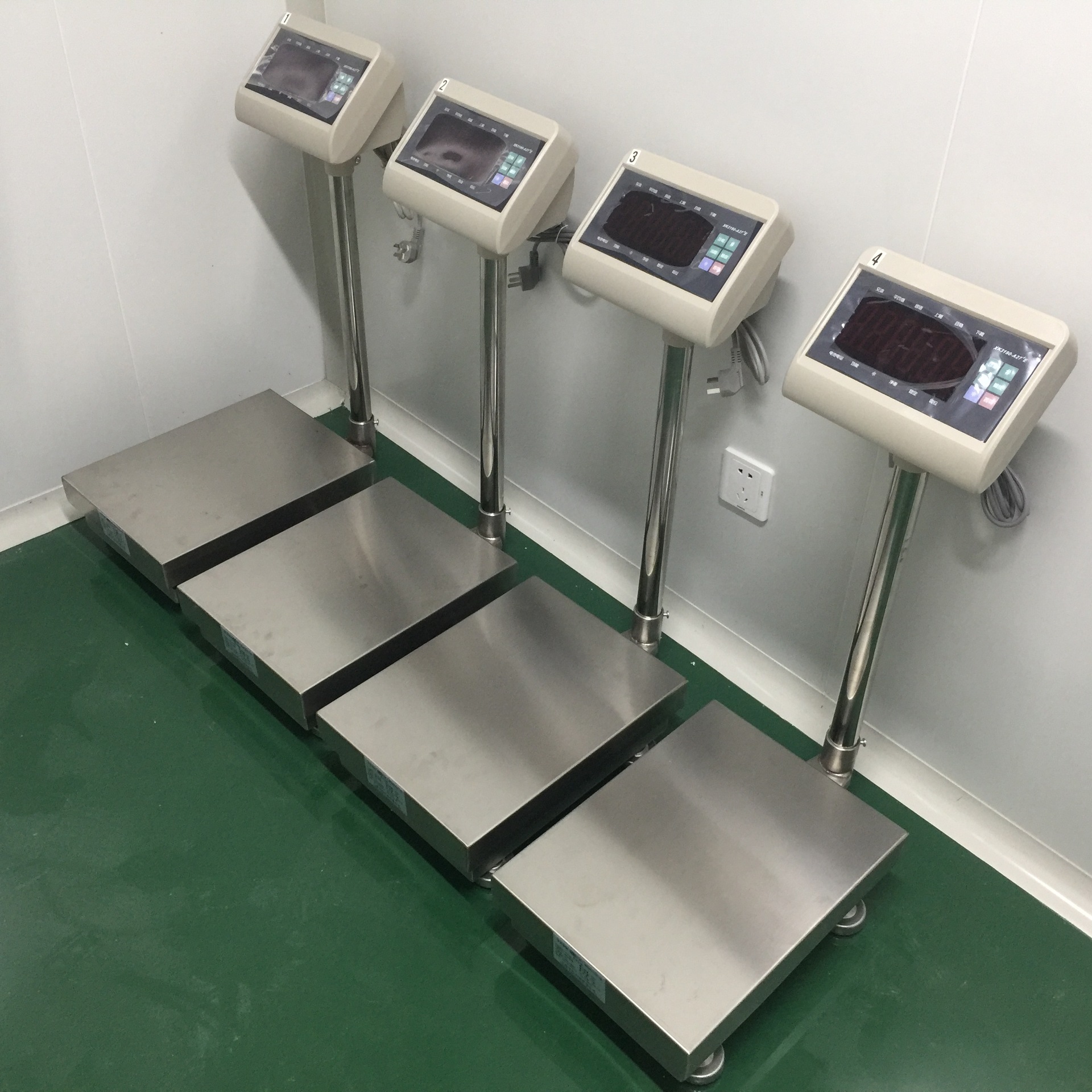 杭州60kg不锈钢电子台秤 100公斤防水防腐电子称 落地式台秤