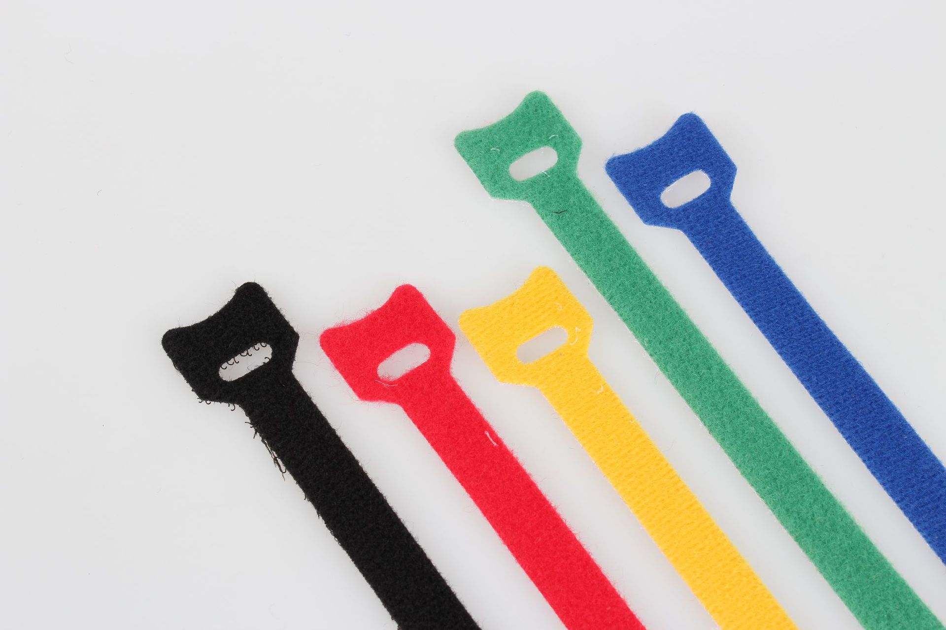 【魔术贴扎带】彩色尼龙t型魔术贴扎带数据线自粘魔术贴理线带