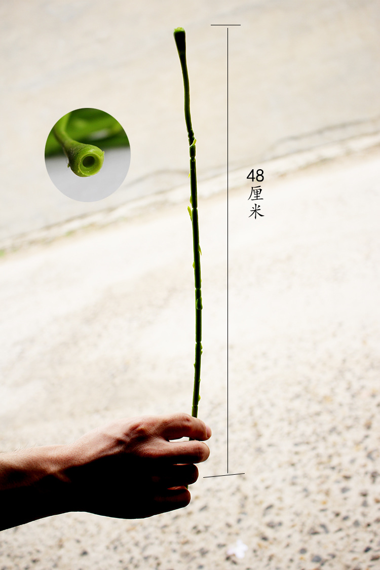 仿真花杆铁丝插花花杆仿真香皂花假花花枝情人节花束包装材料用品