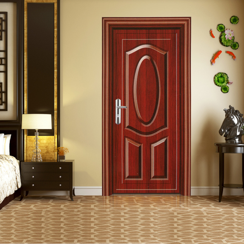 厂家供应电解板钢质门钢板烤漆门金属门钢质套装门室内门