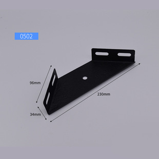 大床角撑 重型层板托 床架配件 梯形三角形角撑 镀黑