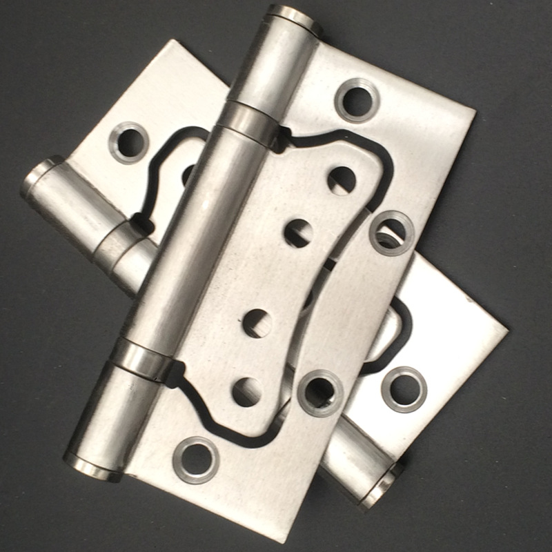 5足标不锈钢子母合页钢木门五金铰链门吸