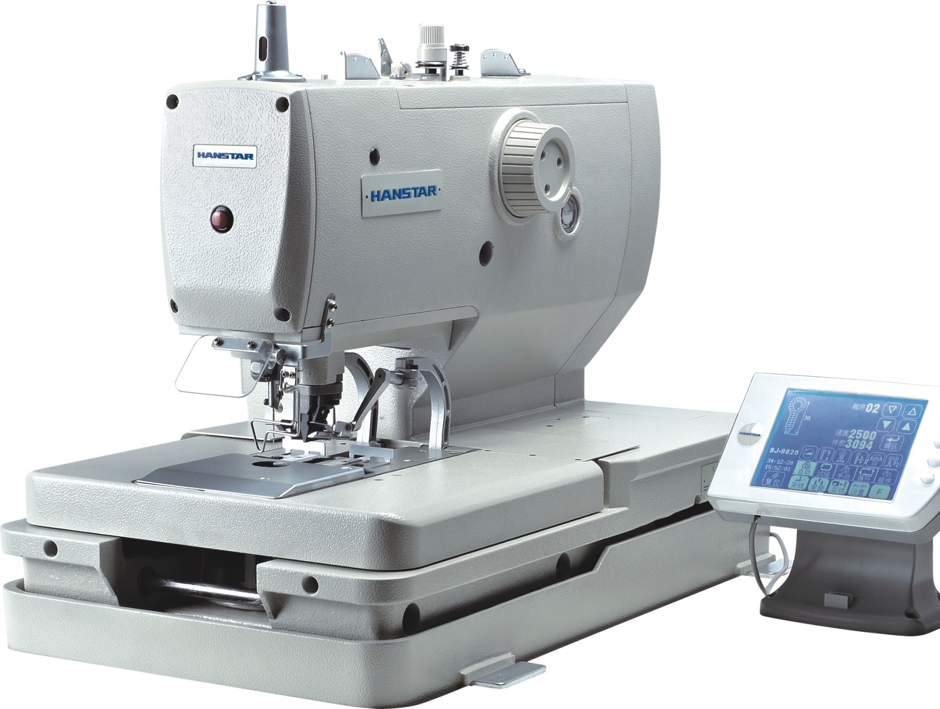 韩星hs9820 电脑直驱圆头锁眼机