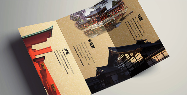 6010 印刷彩色折页 风琴折页定制 产品折页关门折再对折