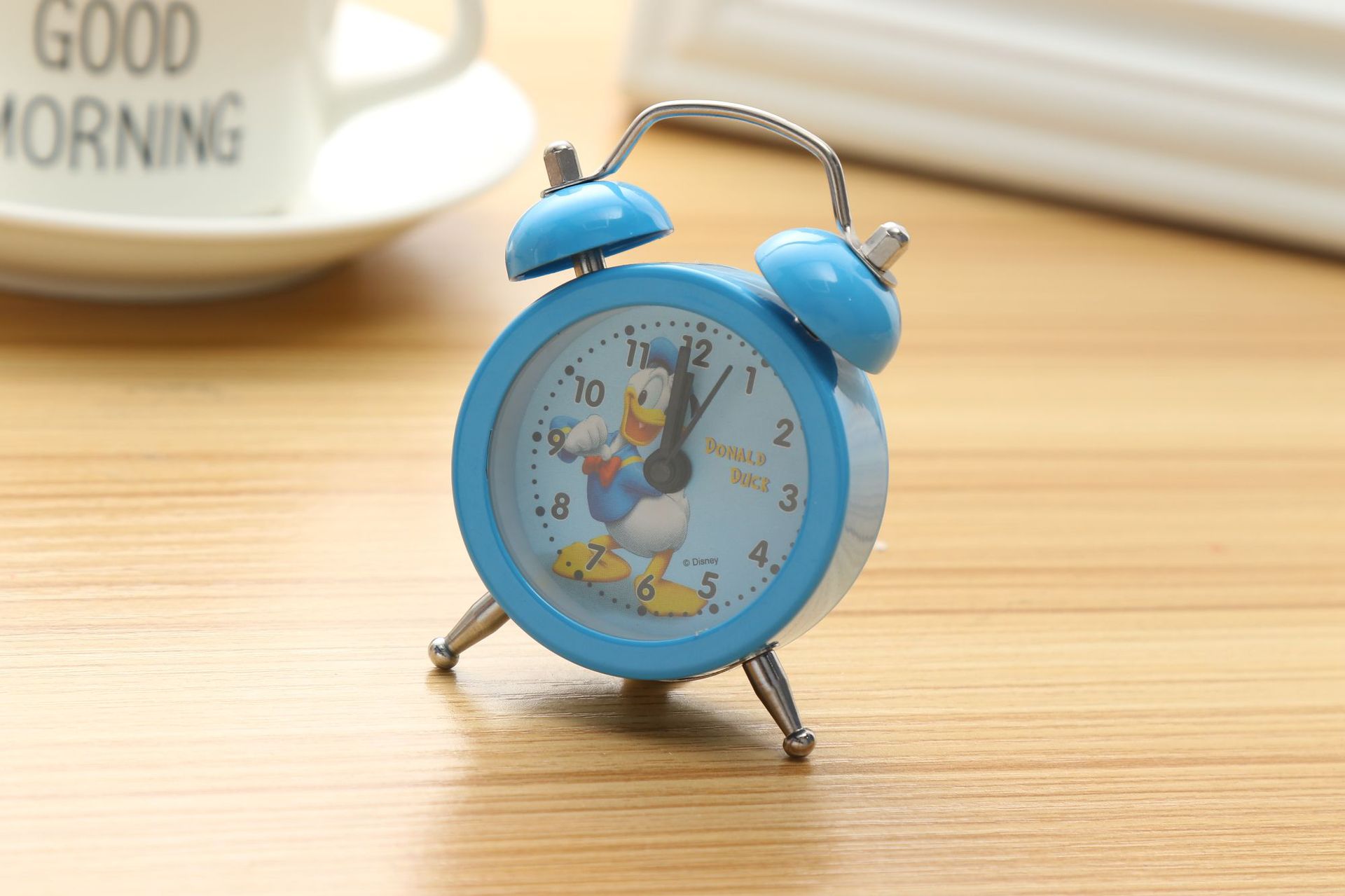 创意儿童超静音卡通迷你小闹钟桌面定时表10元生活百货批发