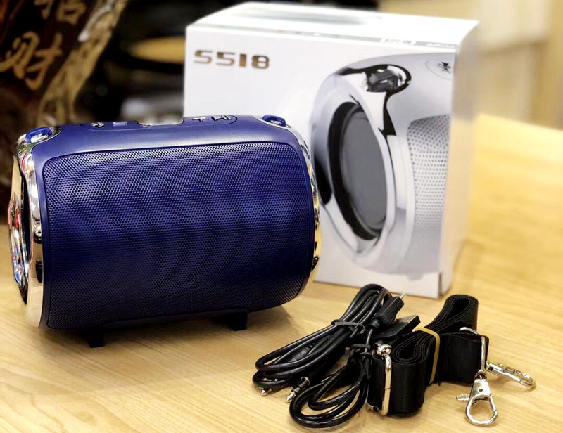 s518德国音乐小战鼓迷你肩带重低音炮无线蓝牙音箱便携户外小音响