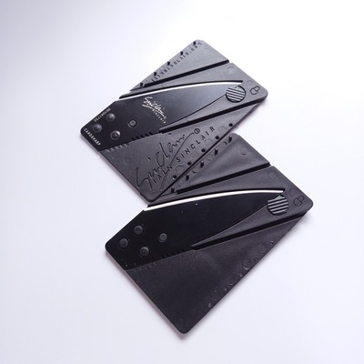 信用卡折叠刀 多功能卡片刀 折叠式卡刀 带logo工具卡 批发