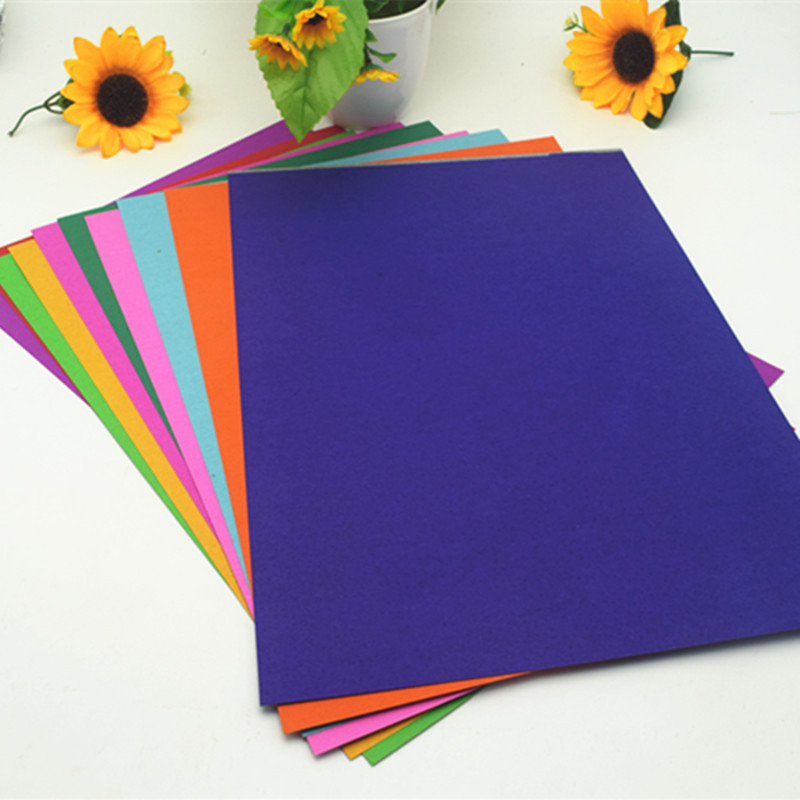 热销8k彩色卡纸手工纸儿童diy折纸美术用纸学生文具用品批发