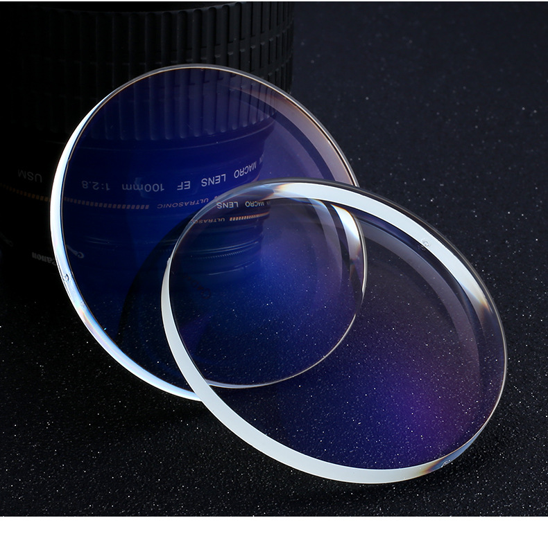 74超薄非球面 近视眼镜片 防蓝光镜片 厂家直销