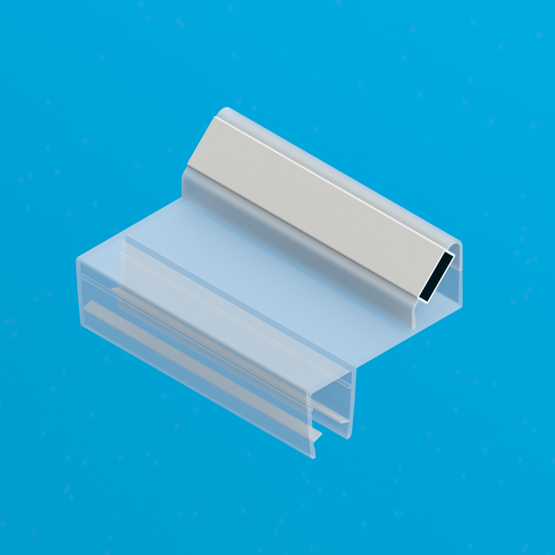 耐用玻璃门防水胶条 磁吸浴室门框防水胶条 玻璃隔断门磁吸条批发